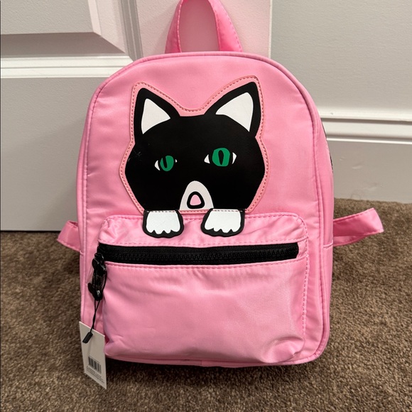 Marc Tetro pink cat mini backpack bag NWT - Picture 1 of 8